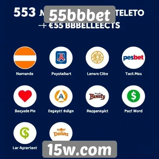 Métodos de pagamento aceitos no 55bbbet